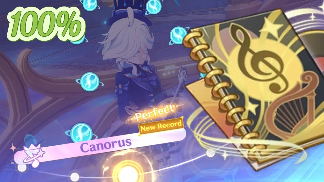 Genshin Rhythm Game ALL Legendary Canorus Ranks (All Perfect)