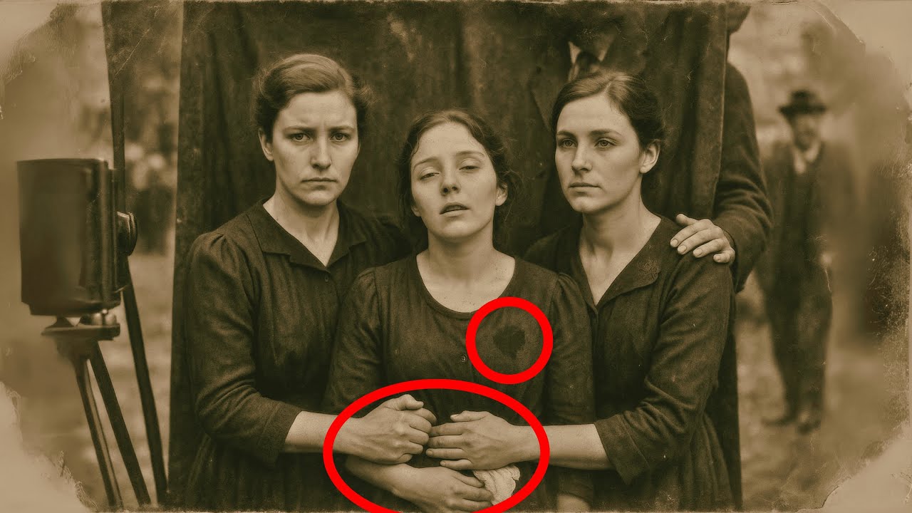 Foto del 1920: Tre Sorelle Sorridono… Ma Tutte Vestono di Nero per un Motivo Taciuto...