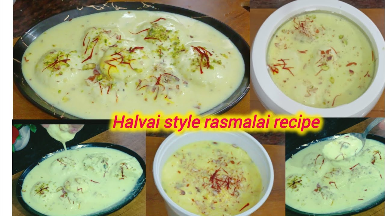 #halvai style rasmalai recipe #🤤 ab ghar mein bnao bilkul Bahar Jaisi ...