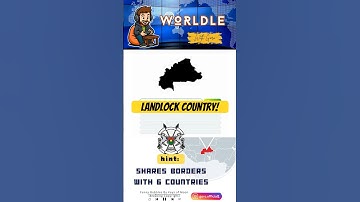 Worldle Aug 1 | Guess the Country with Hints | Learn Geography | Daily Puzzle #geographyquiz #learn