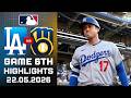 Los Angeles Dodgers Vs Milwaukee Brewers Game 6th Highlights May 22, 2026 MLB Season 2026