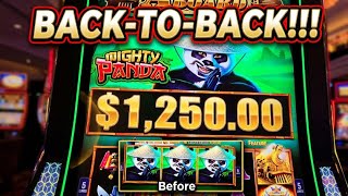 BACK-TO-BACK JACKPOTS on Mighty Panda: ALL ABOARD! #slots #casino #jackpot #slotmachine #allaboard