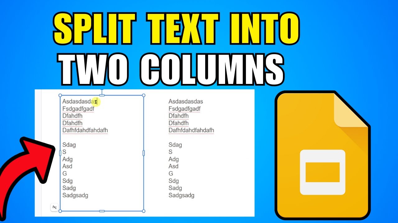 How To Split Text Into Two Columns In Google Slides (2026) (Step By Step Guide)