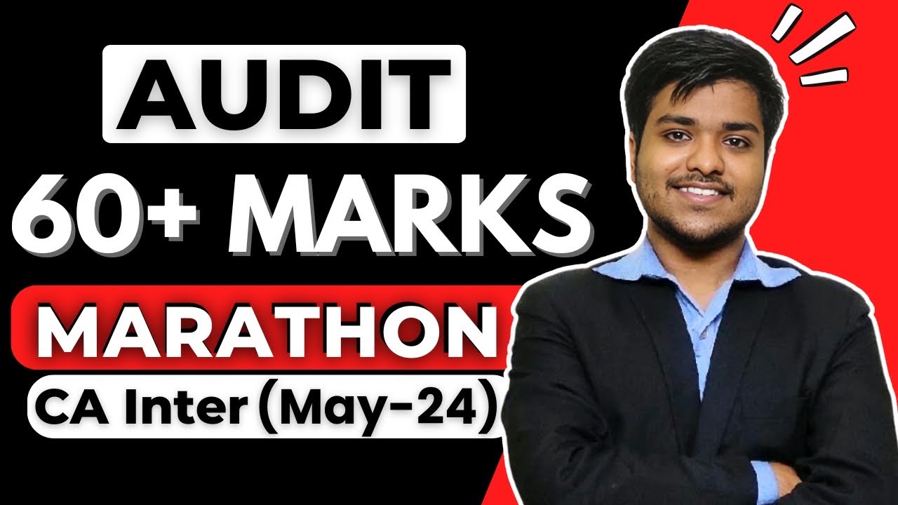 CA Inter Audit REVISION MARATHON May 24 | Full revise CA Chirag Garg ...