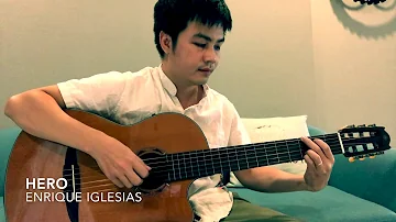 Hero - Enrique Iglesias - Guitar Solo Cover - Fingerstyle