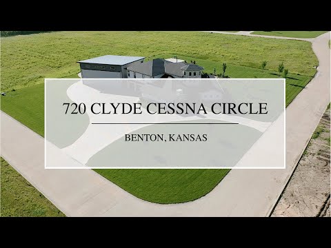 720 Clyde Cessna Cir, Benton, KS home video tour