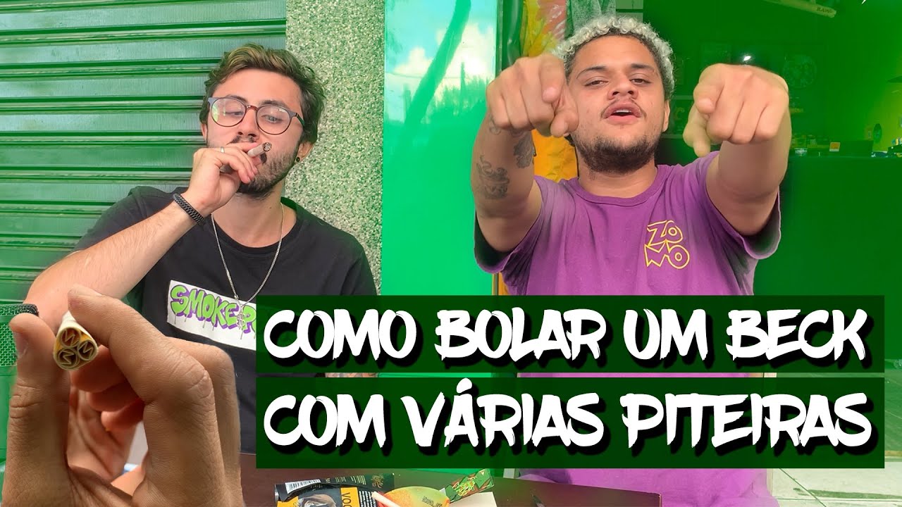 Como bolar um baseado com VÁRIAS PITEIRAS.