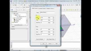 2D radiation pattern HFSS