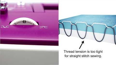 NECCHI Adjust Upper Thread Tension / NC Series Tutorial