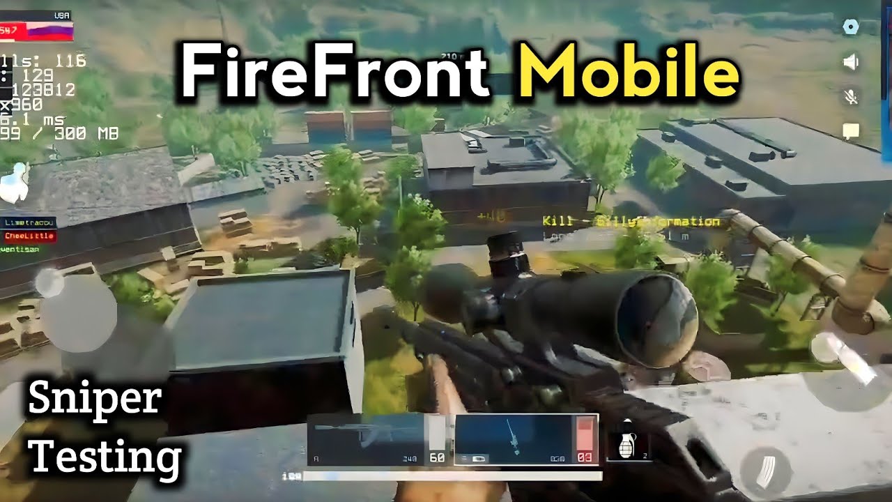 Firefront Mobile Sniper Testing YouTube