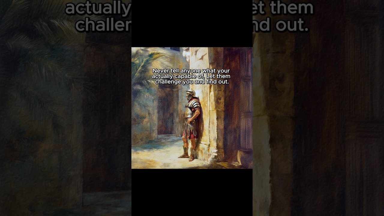 Never Reveal Your True Power | Stoic Lesson on Strength