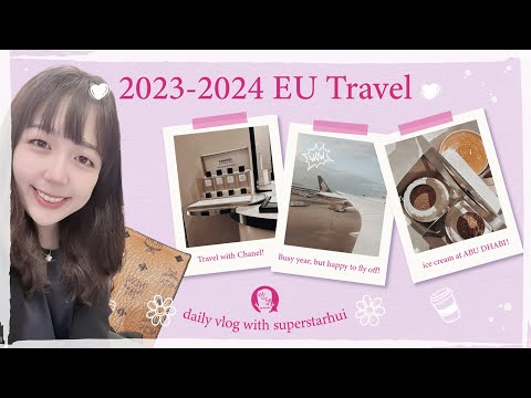 Travel Vlog: 2023-2024 EU, Singapore to Swiss by @etihad  Love it!