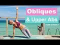 Obliques & Upper Abs Workout - WAIST TRIM | Rebecca Louise