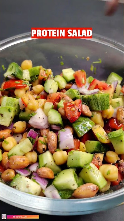Protein salad recipe #protein #salad #gym #workout #food #fitness #helthyfood