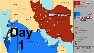 Israeli–United States strikes on Iran: Day 1 [first 12h]