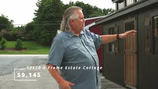 12x20 A Frame Estate Cottage for Sale!