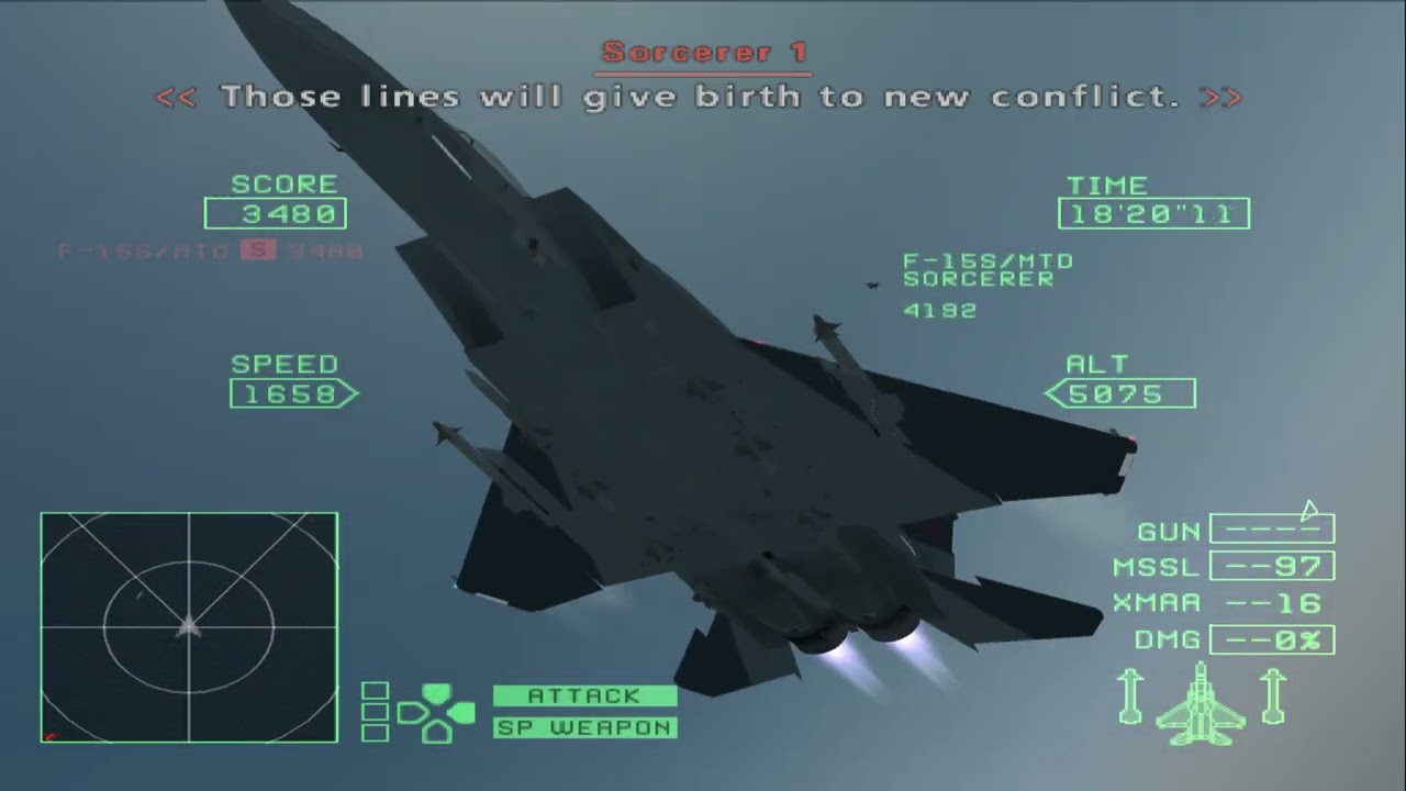 Ace Combat Zero (PS2) - Mission: The Demon of the Round Table