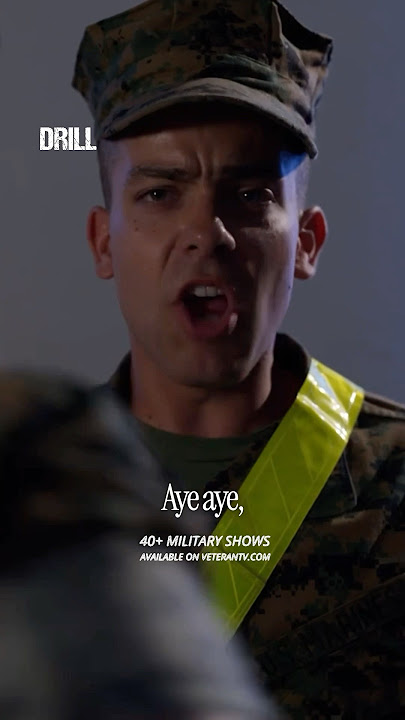 MARINE DRILL INSTRUCTOR VS SLEEPY RECRUIT | 40  MILITARY SHOWS AVAILABLE ON VETERANTV.COM