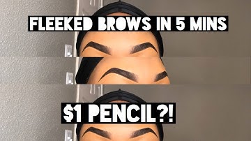 BROW SLAY 101 | BEGINNER FRIENDLY BROW TUTORIAL FT. $1 PENCIL