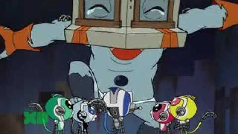 Super Robot Monkey Team Hyperforce Go Big Lug Battle Scene