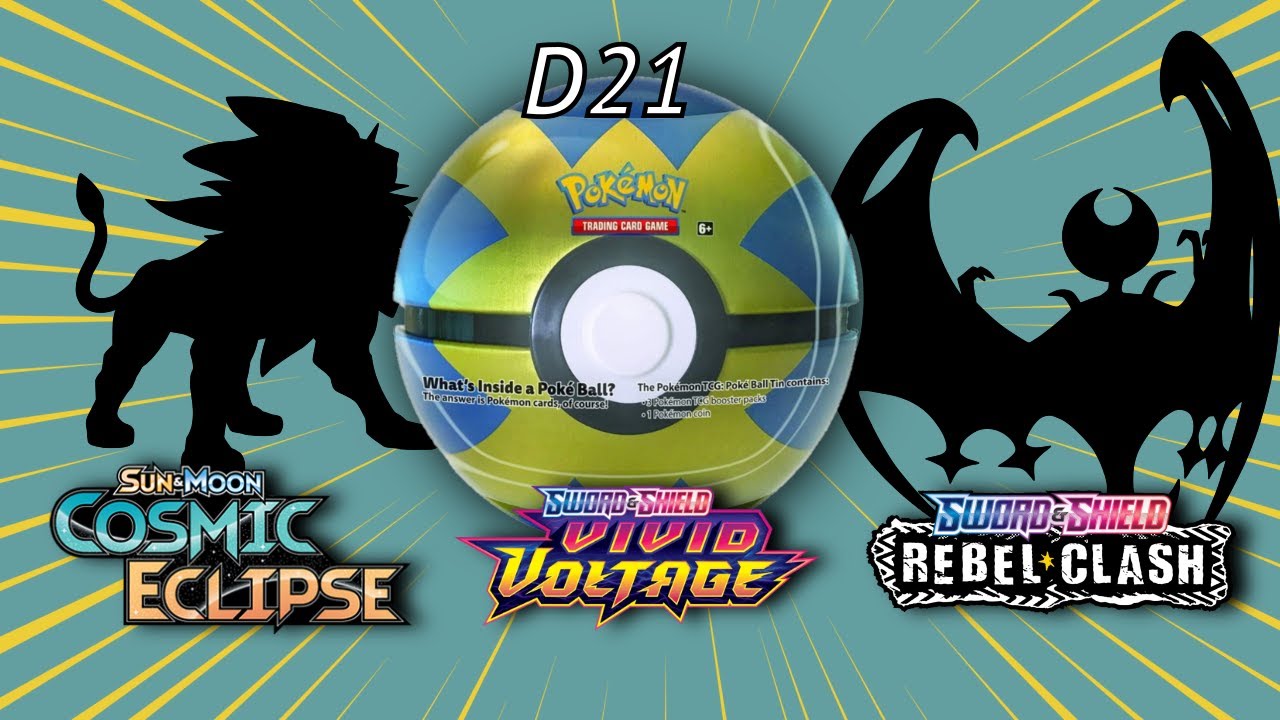 Opening a Pokémon TCG Quick Ball Tin (D21)