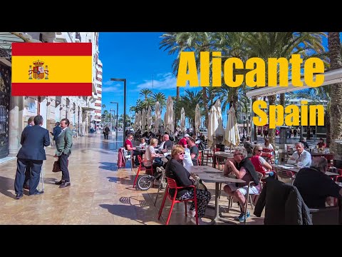 Alicante, Spain - Virtual Walking Tour in 4K