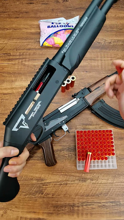 Download lagu AK47 Gel Blaster VS M870 Dart Blaster