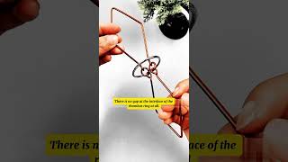 Steel Ring Trapped Between Rhombus Rings… Can You Free It 🔷🔗🧠  Hidden Sequence! 🔥#Diy #Logic #IQ