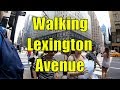 ⁴ᴷ Walking Tour of Lexington Avenue, Manhattan, NYC from 59th Street to 14th Street