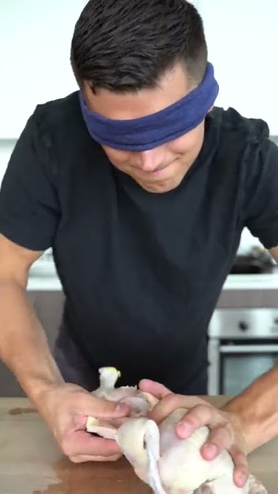 Butchering A Chicken Blindfolded