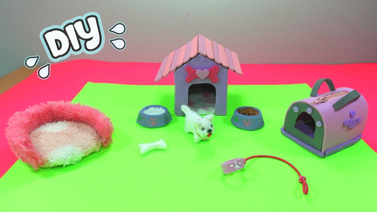 ACCESORIOS  EN MINIATURA PARA MASCOTAS 🐾 Manualidades DIY