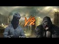 Godzilla 2004 vs kong stopmotion