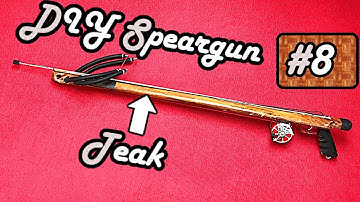 DIY Speargun - Teak Carbon Gun - Step by Step - 8