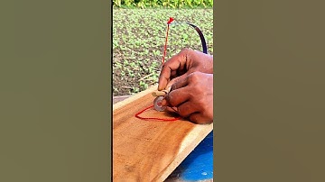 A Powerful Trap Mechanism Using a Saw Blade Bow !!