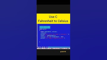 Fahrenheit to Celsius  #programming #viral #shorts  #codin #python  #c #ctutorial