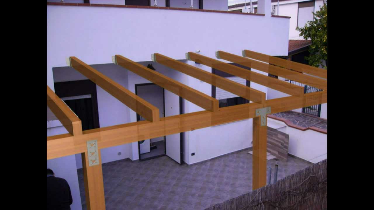 Progetto multimediale (portico) youtube Progetto gazebo in legno