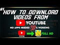 How to downloads from youtube to gallery  working no app needed  bh bgmz creations