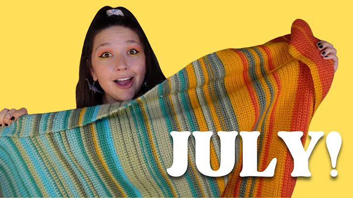 🔥 Temperature Blanket Update: July Edition 🌡️