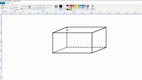 Learn how to draw rectangle | MS Paint video