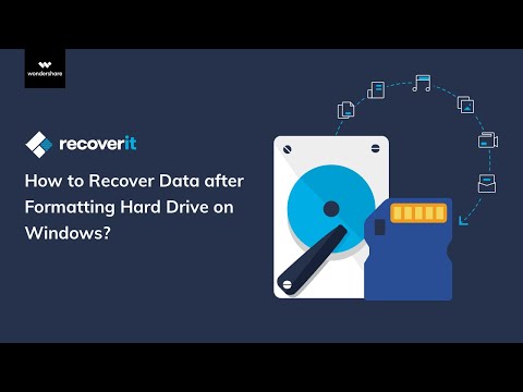 How to Recover Data after Formatting Hard Drive on Windows
