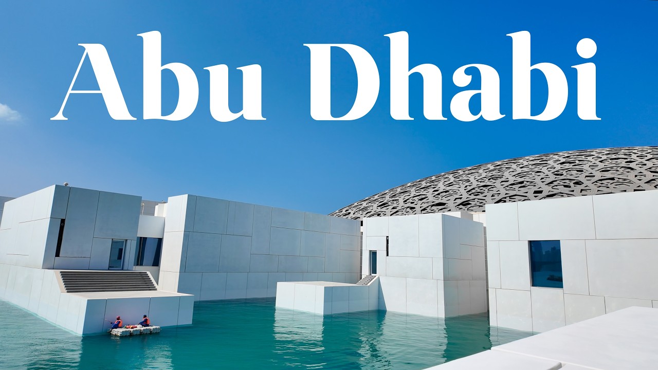 Abu Dhabi in One Day ⎮ Louvre & Sheikh Zayed Grand Mosque (Chill Vlog)