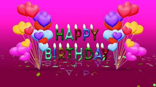 Happy Birthday Background Video | Free Happy Birthday Banner Background  Video Effect HD 1080p - YouTube