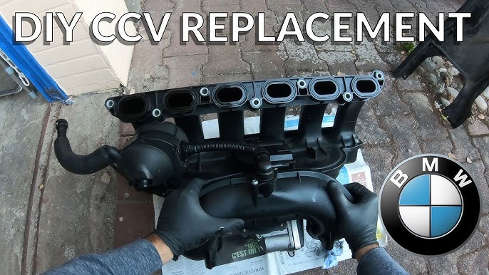 SOLVED! BMW N53 Valve Cover Gasket Change ! False air, speed fluctuation!  PCV Repair 