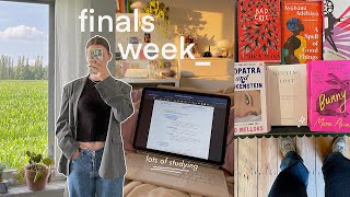 STUDY VLOG  | finals week, 6AM productive study days, balancing uni and life