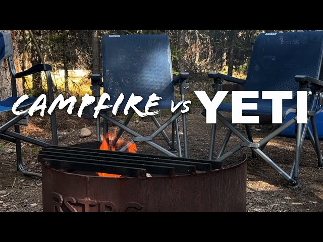 Fire Tested, Backside Rested: YETI Trailhead Camp Chair - YouTube