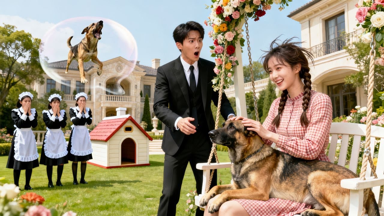 💕أطلق الـCEO كلبه ليخيف زوجته الريفية، لكنها روّضته في ثانية واحدة! فوقع في حبها على الفور!