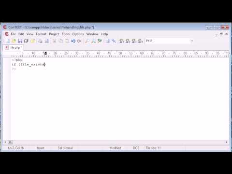 php check file exists  Update New  Beginner PHP Tutorial - 84 - File Handling: Checking if a File Exists