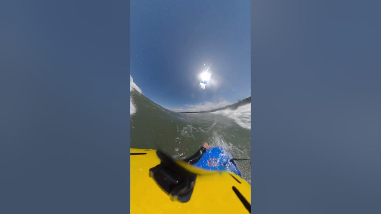 Shallow, fast, left point break 😎 #bodyboarders #gopro360 #waves #summer