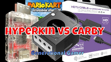 Nintendo GameCube HDMI Wars - Hyperkin vs. Insurrection Industries Carby (Mario Kart Double Dash)