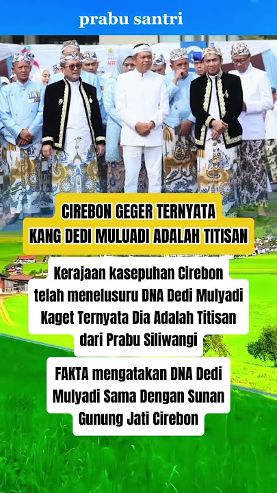 Ternyata Dedi Mulyadi Adalah Titisan Prabu Siliwangi #Dedimulyadi #prabusiliwangi #Shorts